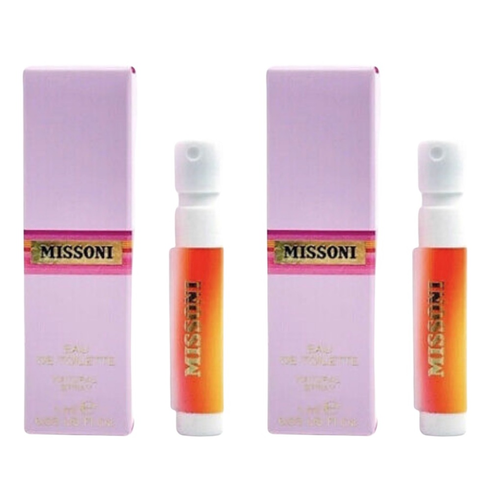 ▪️ 5/$25 2 X MISSONI EDT Sample Vials - .03 oz ea. NIB